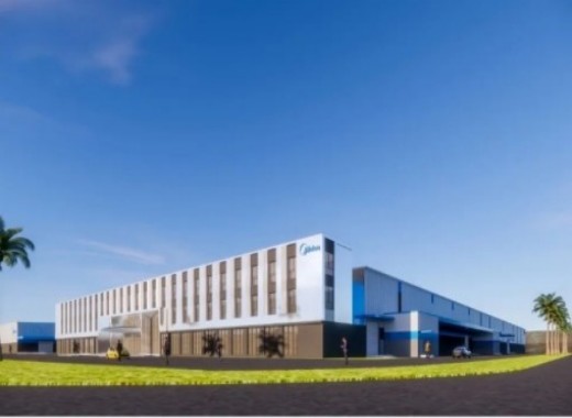 埃及美的洗衣机绿地工厂