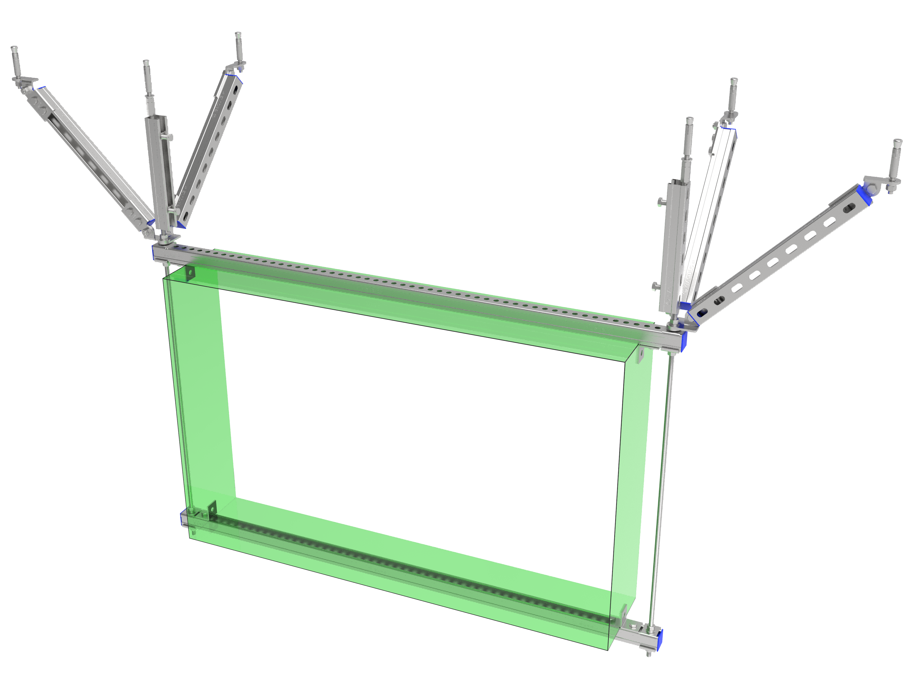 单风管抗震支架（大）