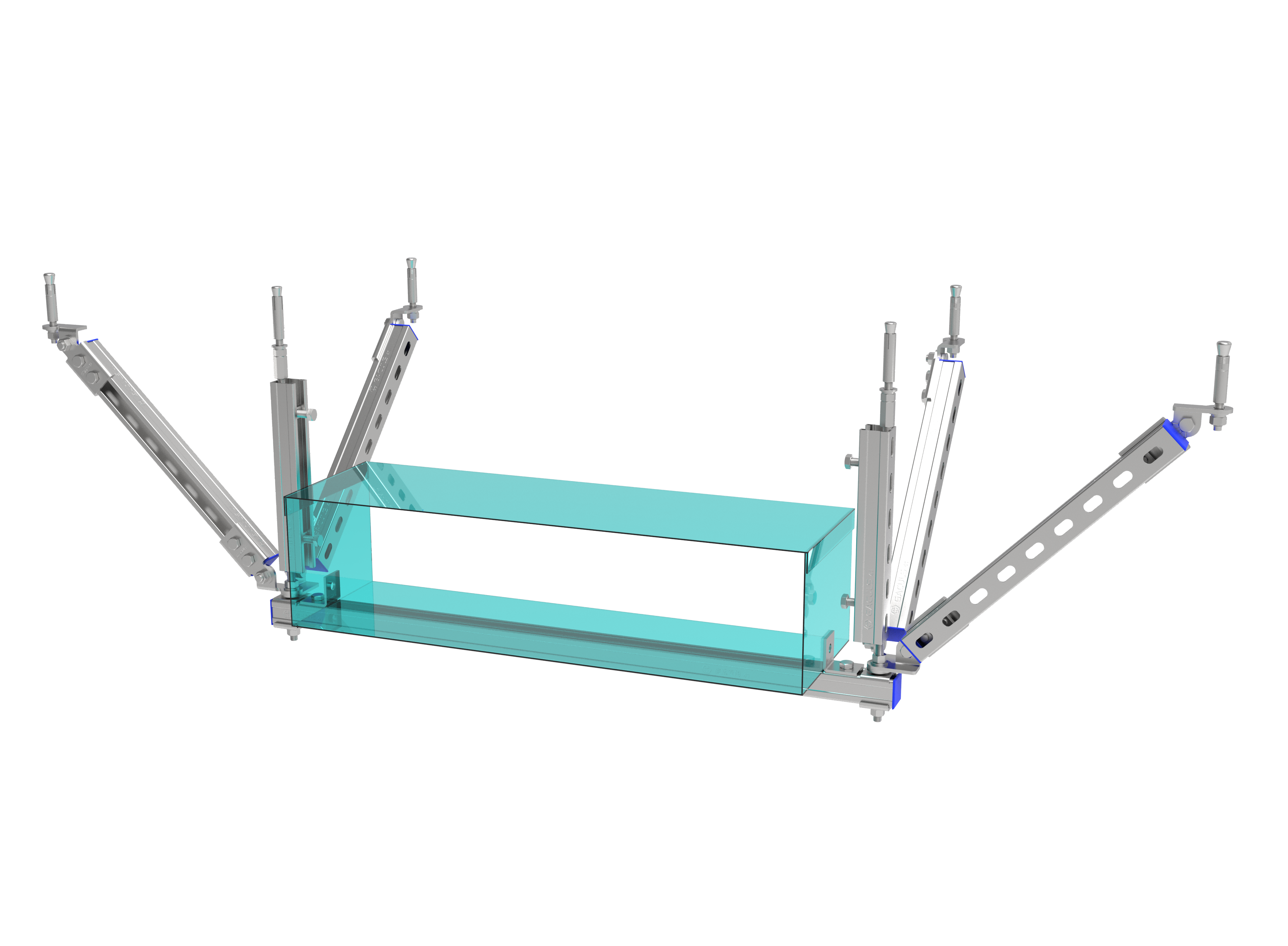 单桥架抗震支架（大）