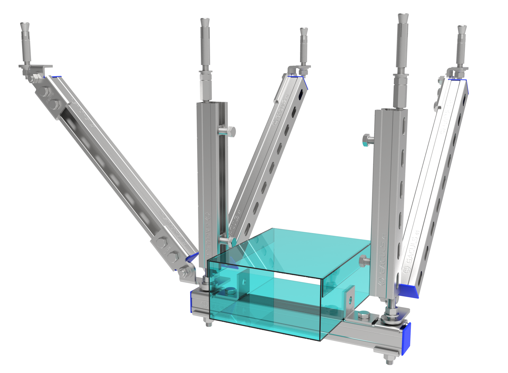 单桥架抗震支架（小）