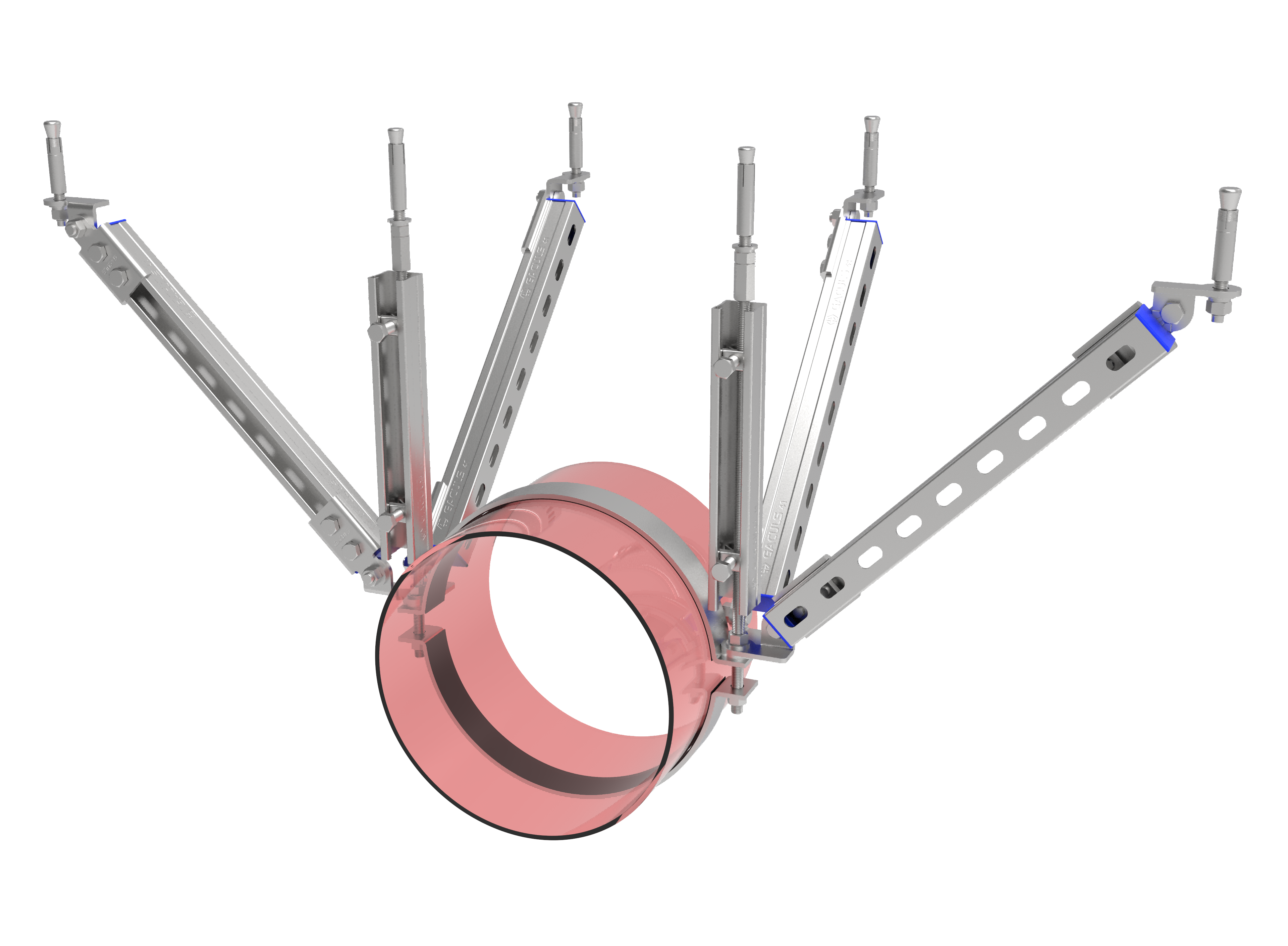 单水管抗震支架（大）